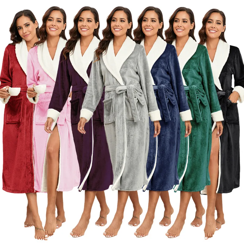 winter autumn Womens bathrobe lapel Kimono Loungewear RONGTAI models facecloth warm and comfortable long-sleeved robe homewear
winter autumn Womens bathrobe lapel Kimono Loungewear RONGTAI models facecloth warm and comfortable long-sleeved robe homewear