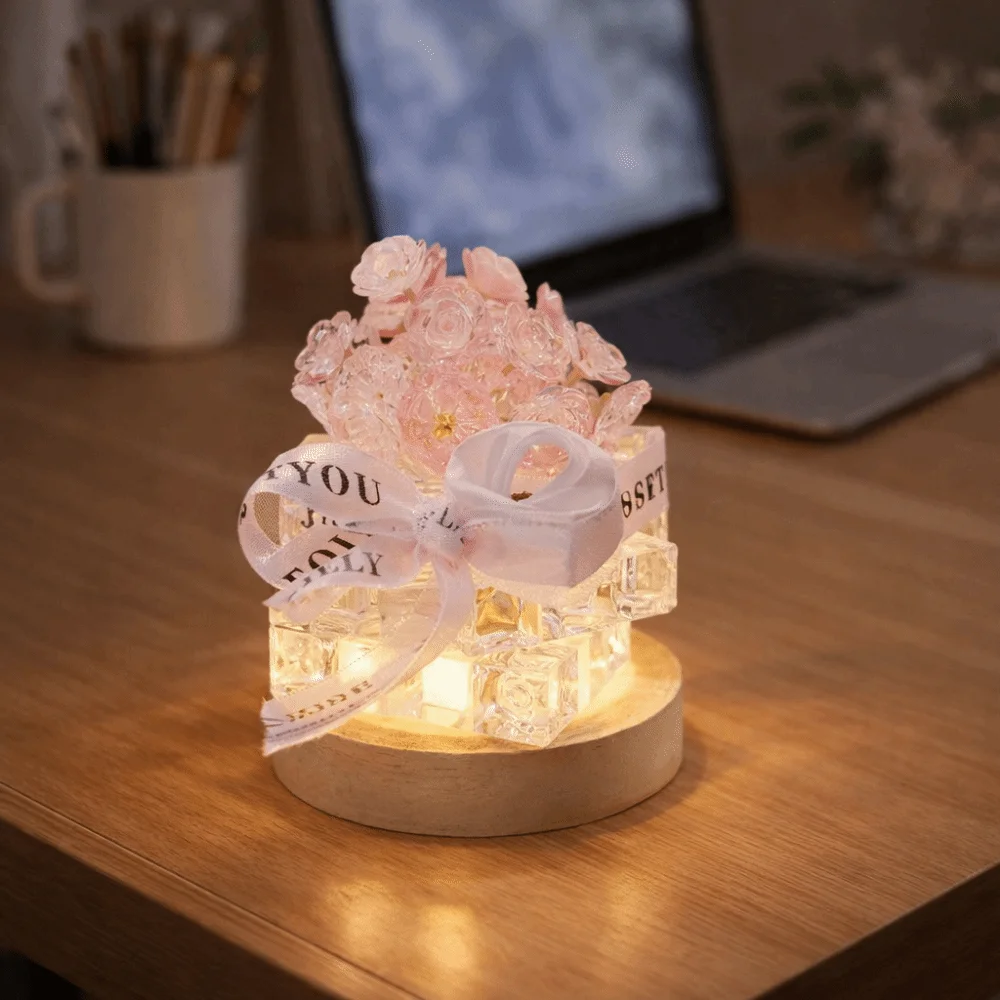 Creative DIY Night Light Elegant DIY Craft LED Ice Cube Night Light Handmade USB Powered Glowing Ice Cube Lamp
Creative DIY Night Light Elegant DIY Craft LED Ice Cube Night Light Handmade USB Powered Glowing Ice Cube Lamp