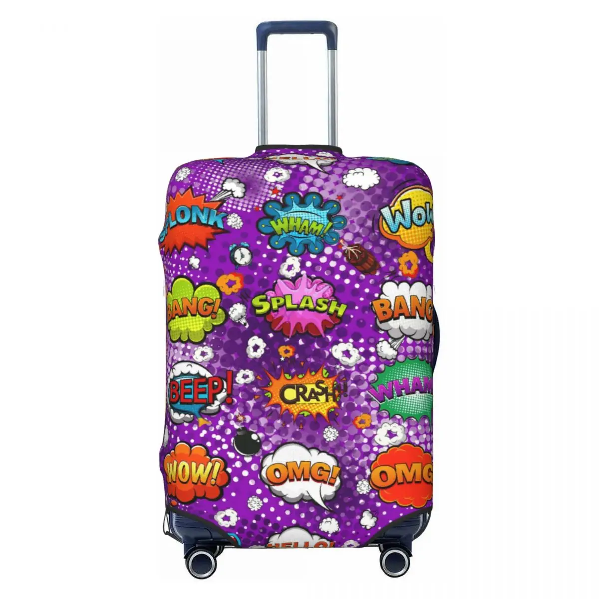 Custom Colorful Comic Book Speech Bubbles Luggage Cover Funny Suitcase Protector Covers Suit For 18-32 inch
Custom Colorful Comic Book Speech Bubbles Luggage Cover Funny Suitcase Protector Covers Suit For 18-32 inch