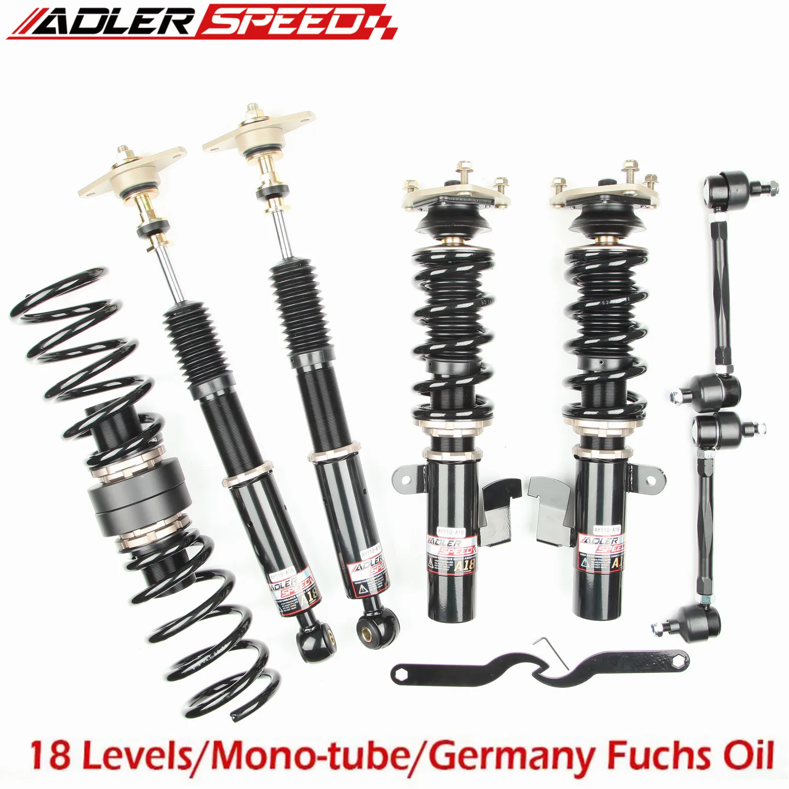 ADLERSPEED Coilovers Lowering Suspension 18way For Volvo C30 07-13 FWD/For Volvo S40 05-12 FWD
ADLERSPEED Coilovers Lowering Suspension 18way For Volvo C30 07-13 FWD/For Volvo S40 05-12 FWD