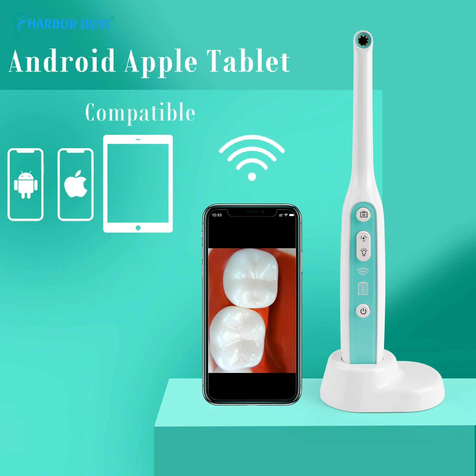 Wireless Mini Wifi Dental Intra Oral Examination Camera Electronic 1080P HD Camara Endoscope Camera for Dentist Clinic
Wireless Mini Wifi Dental Intra Oral Examination Camera Electronic 1080P HD Camara Endoscope Camera for Dentist Clinic