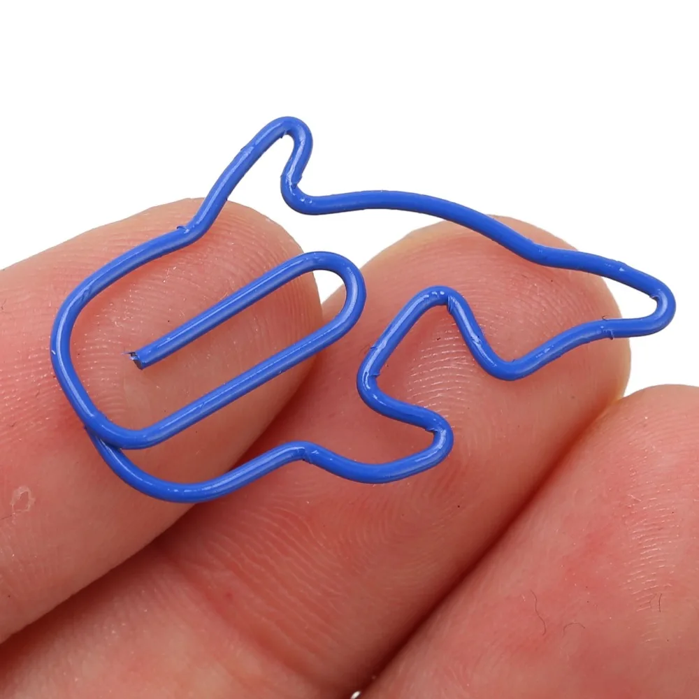 100Pcs Whale Shaped Cute Shaped Office Paper Clips Dark Blue Plastic-coated Metal Lovely Shape Paperclip Clamp Prevent Slip
100Pcs Whale Shaped Cute Shaped Office Paper Clips Dark Blue Plastic-coated Metal Lovely Shape Paperclip Clamp Prevent Slip