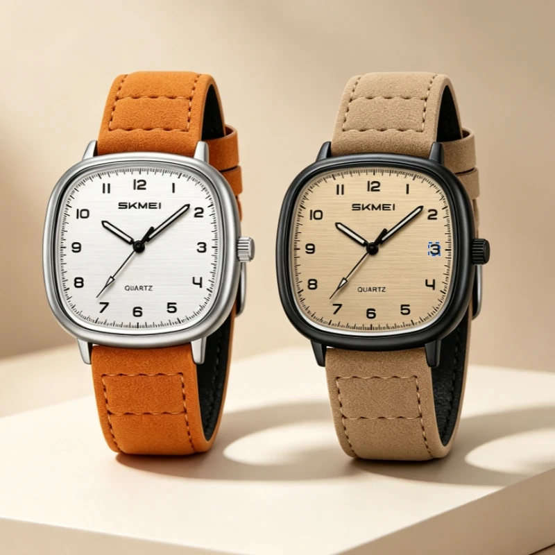SKMEI 2586 Simple Design Retro Fashion Quartz Watch Luxury Leather Strap Waterproof Men's Watch Date Business Watch reloj hombre
SKMEI 2586 Simple Design Retro Fashion Quartz Watch Luxury Leather Strap Waterproof Men's Watch Date Business Watch reloj hombre