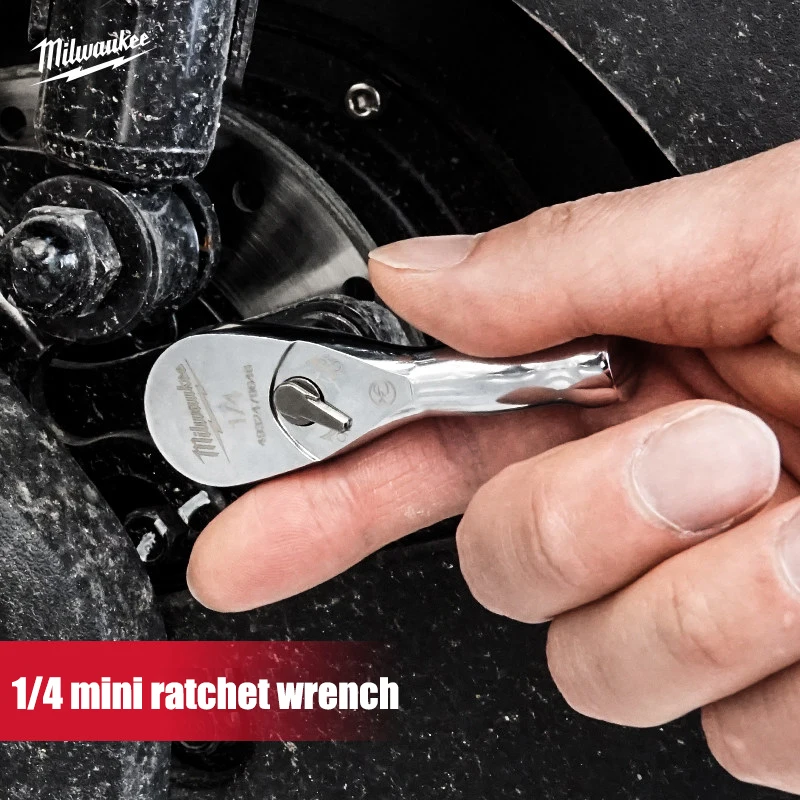 Milwaukee 1/4 ˝ and 3/8 "compact integrated ratchet wrench, drive durable wrench tool accessories 48-22-9003/48-22-9036
Milwaukee 1/4 ˝ and 3/8 "compact integrated ratchet wrench, drive durable wrench tool accessories 48-22-9003/48-22-9036