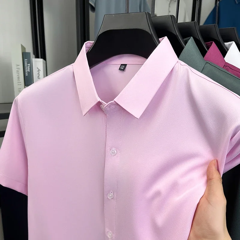 2026 New Men's Smooth Fabric Short Sleeve Shirt Wrinkle Resistant Quick Dry Fabric For Office And Casual
2026 New Men's Smooth Fabric Short Sleeve Shirt Wrinkle Resistant Quick Dry Fabric For Office And Casual