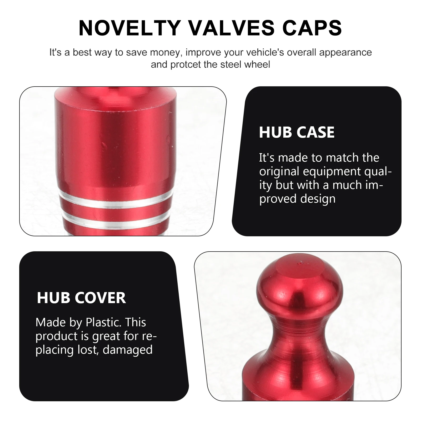 5pcs Tire Valve Caps Aluminum Alloy Universal Replacement Car Bike Stem Covers Anti-Wear Rust Resistant Easy Install for Auto
5pcs Tire Valve Caps Aluminum Alloy Universal Replacement Car Bike Stem Covers Anti-Wear Rust Resistant Easy Install for Auto