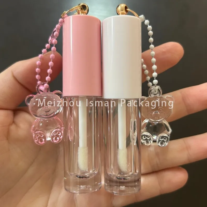 50Pcs Wholesale New Empty Creative Lip Gloss Tubes Plastic Round DIY Bear Key Chain Liquid Lipstick Container Lip Balm Tube 3ml
50Pcs Wholesale New Empty Creative Lip Gloss Tubes Plastic Round DIY Bear Key Chain Liquid Lipstick Container Lip Balm Tube 3ml