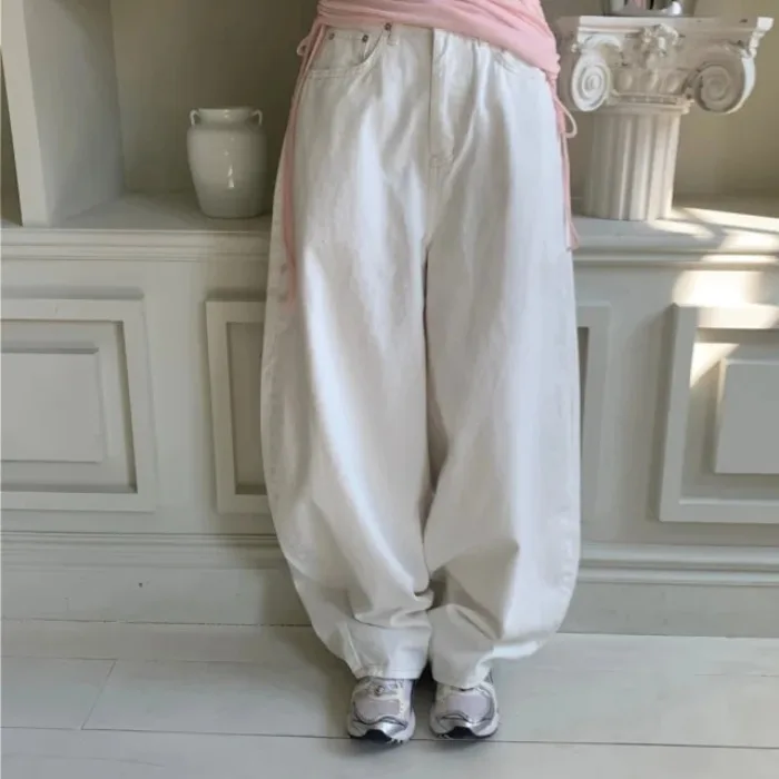 Summer 2026 Women's Fashionable Casual Loose Wide Leg Pants High Waist Zipper Closure Comfortable Cotton Pure Color Versatile
Summer 2026 Women's Fashionable Casual Loose Wide Leg Pants High Waist Zipper Closure Comfortable Cotton Pure Color Versatile