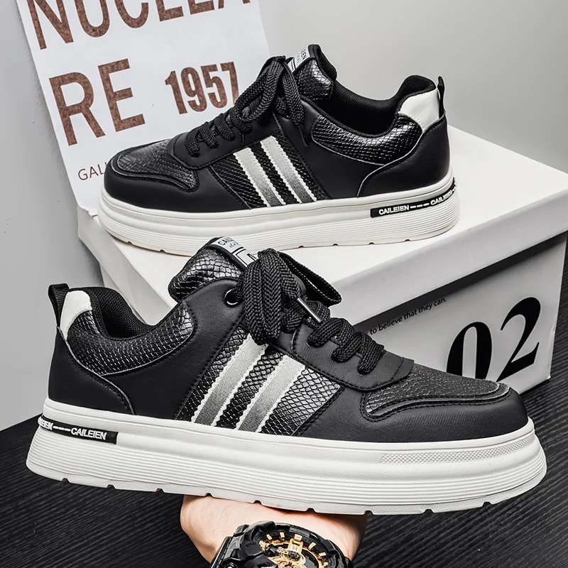 Men's Fashionable All-Matching Platform White Shoes Sports Casual Borad Shoes New Aerating Plate Shoes Fashionable Shoes
Men's Fashionable All-Matching Platform White Shoes Sports Casual Borad Shoes New Aerating Plate Shoes Fashionable Shoes