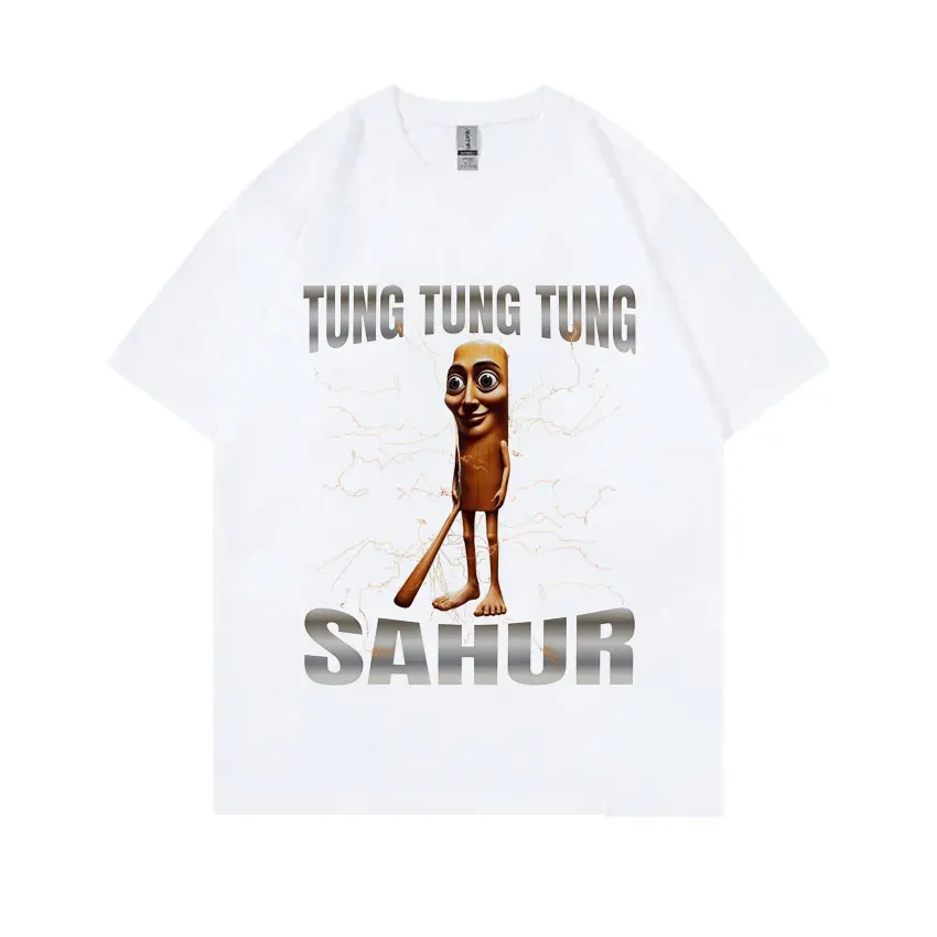 Italian Brainrot Funny Meme Tshirt Tung Tung Tung Sahur Baseball Bat Graphic T-shirt Men Women Casual Humor Oversized T Shirts
Italian Brainrot Funny Meme Tshirt Tung Tung Tung Sahur Baseball Bat Graphic T-shirt Men Women Casual Humor Oversized T Shirts
