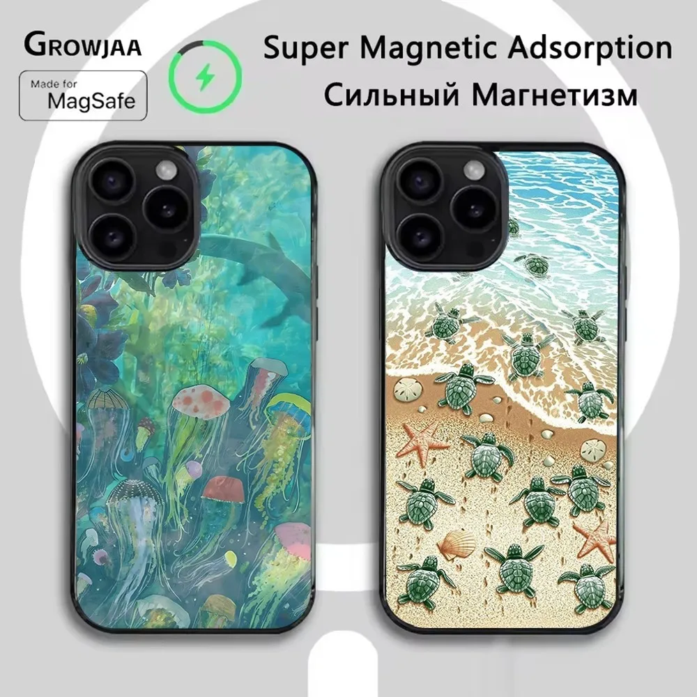 Marine Life Sea Turtle Art Phone Case For iPhone 16e,16,15,14,13,12,11,Plus,Pro,Max,Mini Magsafe Magnetic Wireless Charging
Marine Life Sea Turtle Art Phone Case For iPhone 16e,16,15,14,13,12,11,Plus,Pro,Max,Mini Magsafe Magnetic Wireless Charging