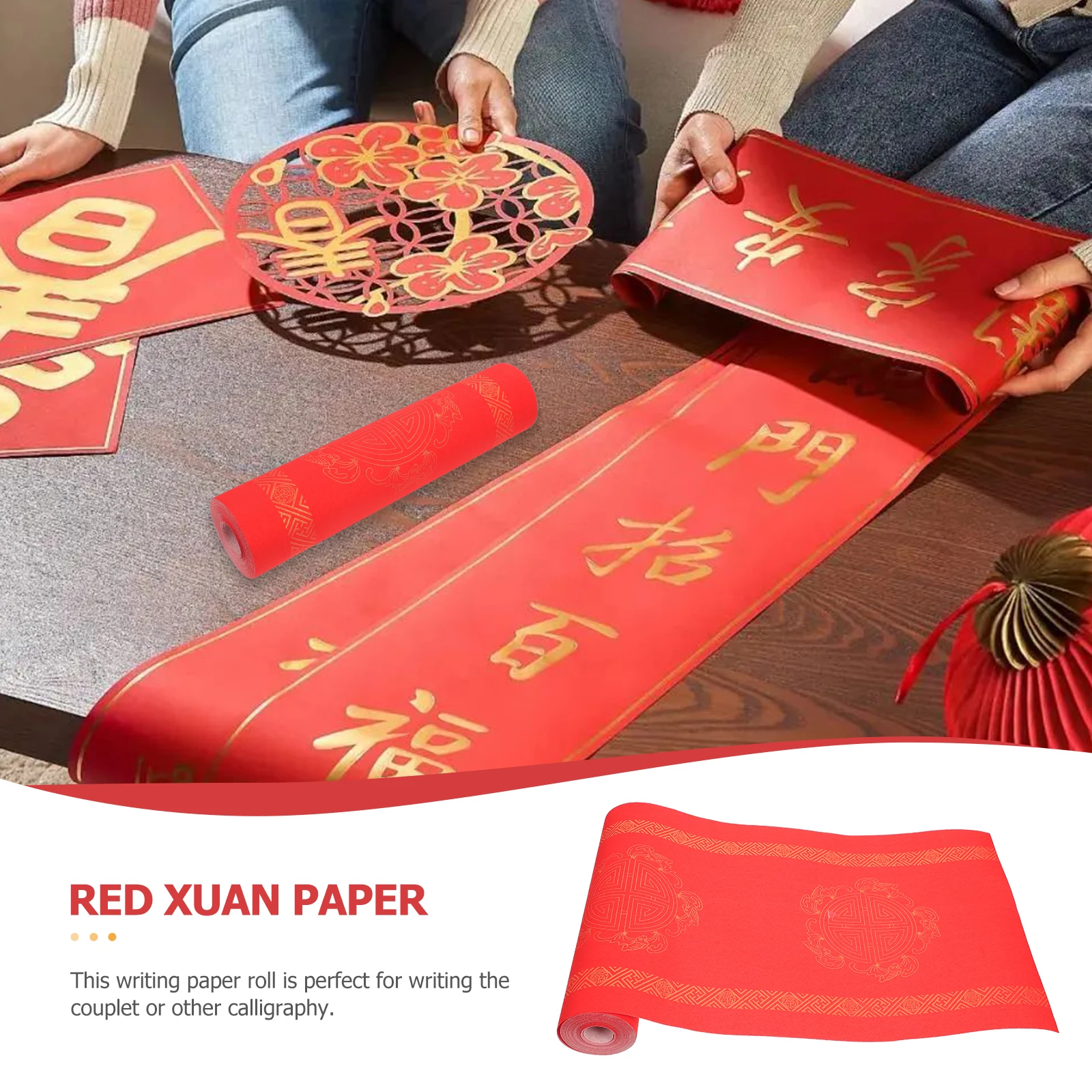 Thickened Rice Paper Red Spring Festival Couplet Chinese Xuan Caligraphy Couplets Calligraphy for Papers
Thickened Rice Paper Red Spring Festival Couplet Chinese Xuan Caligraphy Couplets Calligraphy for Papers