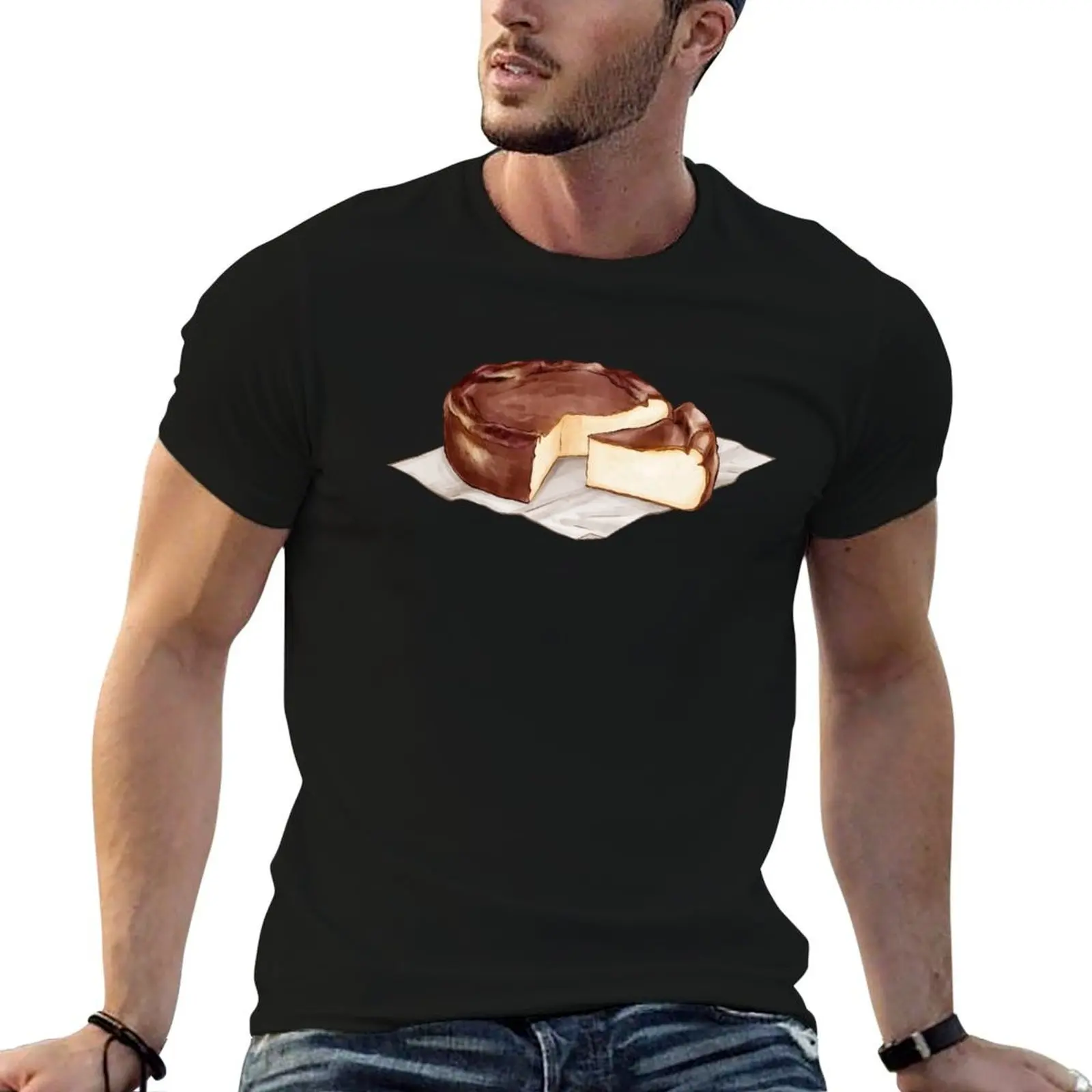 Basque Burnt Cheesecake T-Shirt t shirt man plain man t shirt heavy cotton anime t shirts for man T-shirt
Basque Burnt Cheesecake T-Shirt t shirt man plain man t shirt heavy cotton anime t shirts for man T-shirt