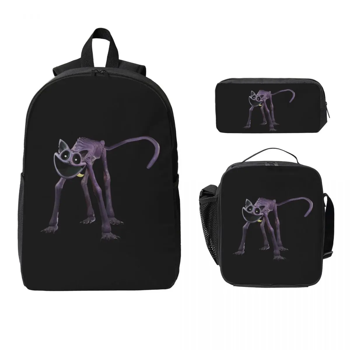 CATNAP Monster Backpack Student BookBag School Bag Computer Shoulder Bags 3ps Insulated Lunch Bag Pencil Case
CATNAP Monster Backpack Student BookBag School Bag Computer Shoulder Bags 3ps Insulated Lunch Bag Pencil Case