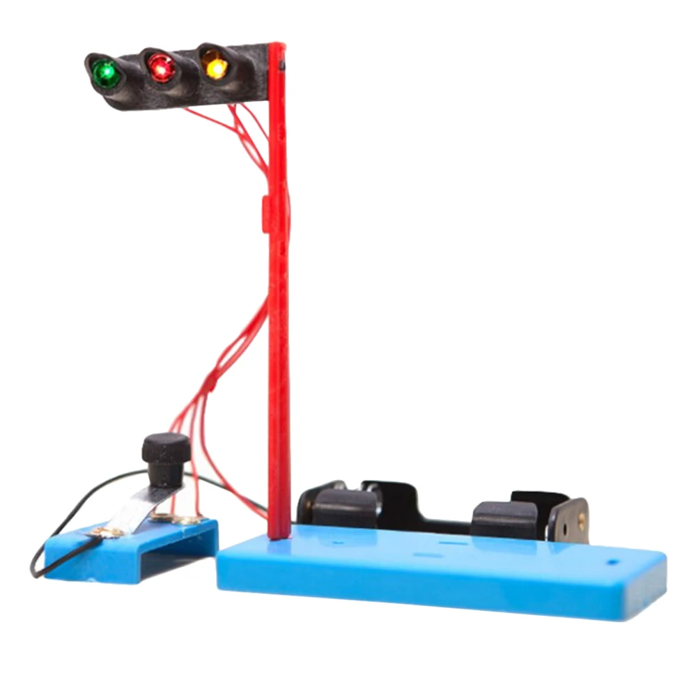 1 set Homemade Traffic Light Toy Kit Student No 5 Kids Science Experiment Educational Toy Safe Building Blocks
1 set Homemade Traffic Light Toy Kit Student No 5 Kids Science Experiment Educational Toy Safe Building Blocks