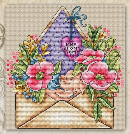 Counted Cross Stitch Kits, Little House in The Forest, The Winter Cabin, The Summer, Snow, Embroidery,-Flower Envelope 27-27
Counted Cross Stitch Kits, Little House in The Forest, The Winter Cabin, The Summer, Snow, Embroidery,-Flower Envelope 27-27