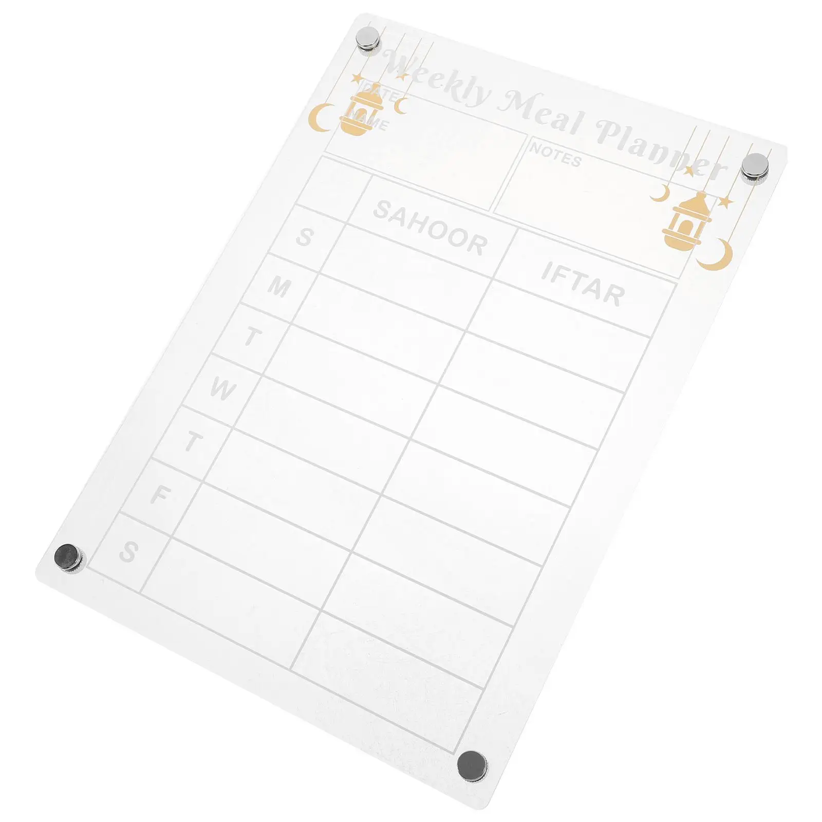 Acrylic Message Board Grocery List Magnet Pad Refrigerators Small for Room Multipurpose Menu Dry Erase
Acrylic Message Board Grocery List Magnet Pad Refrigerators Small for Room Multipurpose Menu Dry Erase