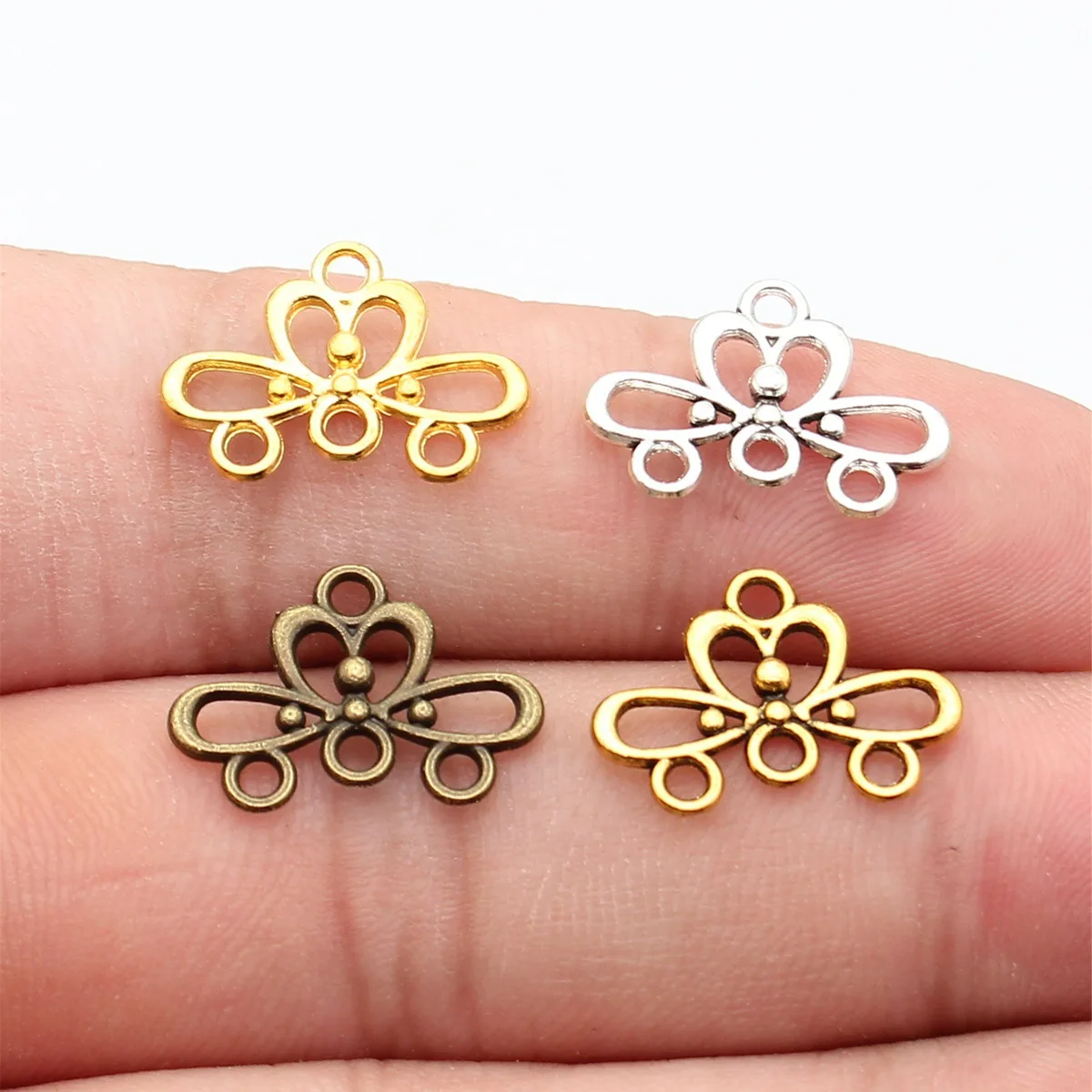 WYSIWYG 20pcs 18x13mm Charm Earrings Connection For Jewelry Making 4 Colors Earrings Connection Charms
WYSIWYG 20pcs 18x13mm Charm Earrings Connection For Jewelry Making 4 Colors Earrings Connection Charms