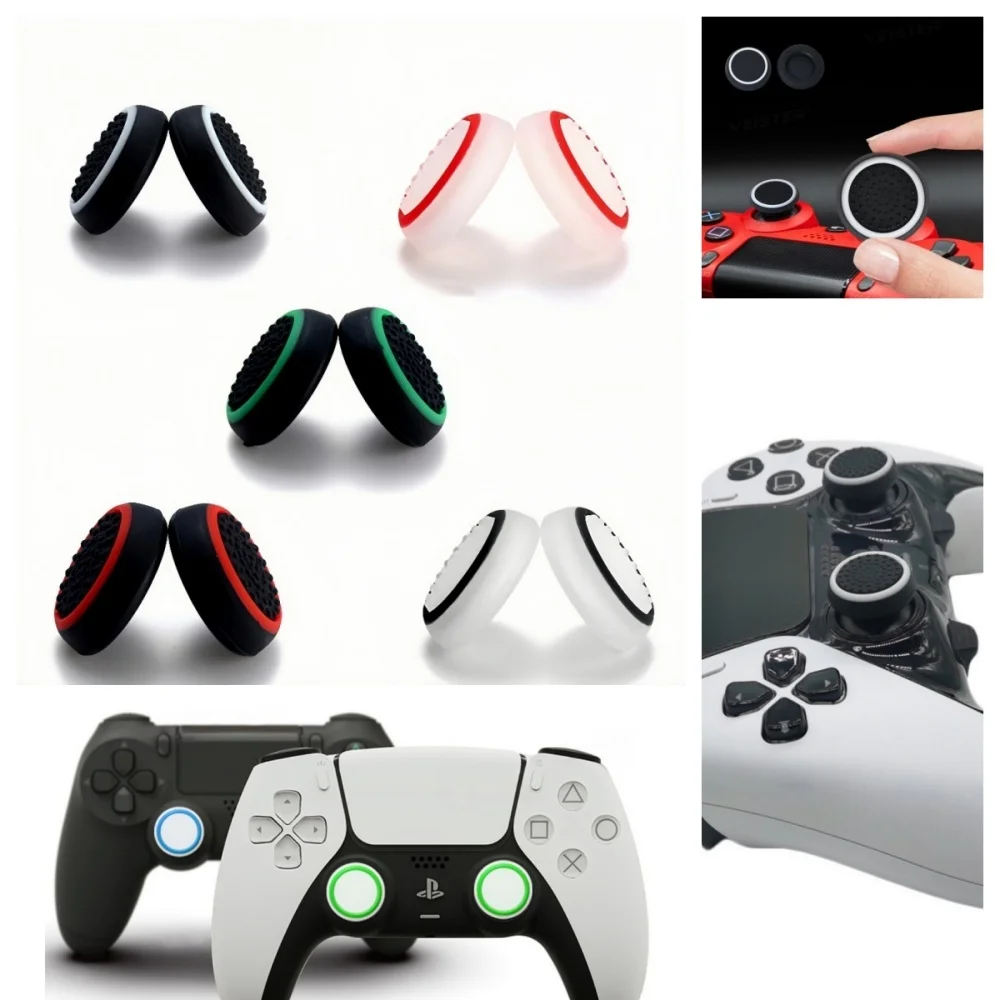 two-color Soft Silicone ThumbStick Grip Cap For PlayStation 5 PS5 Slim Pro Xbox Series X/S Switch2 GamePad Joystick Accessories
two-color Soft Silicone ThumbStick Grip Cap For PlayStation 5 PS5 Slim Pro Xbox Series X/S Switch2 GamePad Joystick Accessories