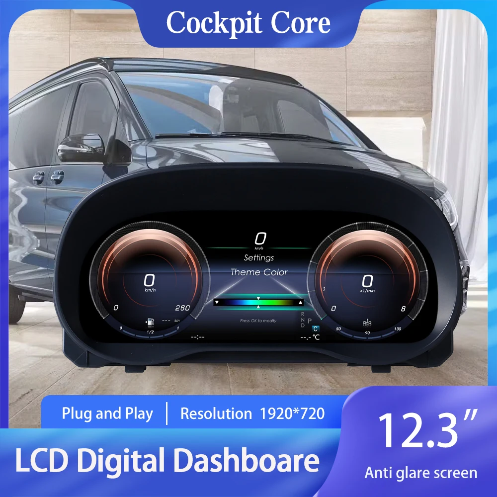 For Mercedes Benz ViTo W447 2024 12.3 LCD Digital Dashboard Cluster Carplay Android Auto Instrument Paneel Cockpit
For Mercedes Benz ViTo W447 2024 12.3 LCD Digital Dashboard Cluster Carplay Android Auto Instrument Paneel Cockpit