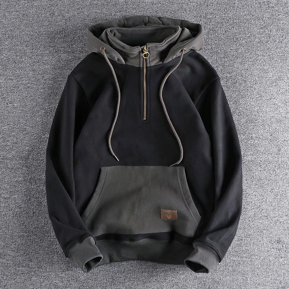 Men Hoodies Color Block Patchwork Sweatshirt 2023 Autumn Winter Thicken Fleece Pullover Hoodie for Male
Men Hoodies Color Block Patchwork Sweatshirt 2023 Autumn Winter Thicken Fleece Pullover Hoodie for Male