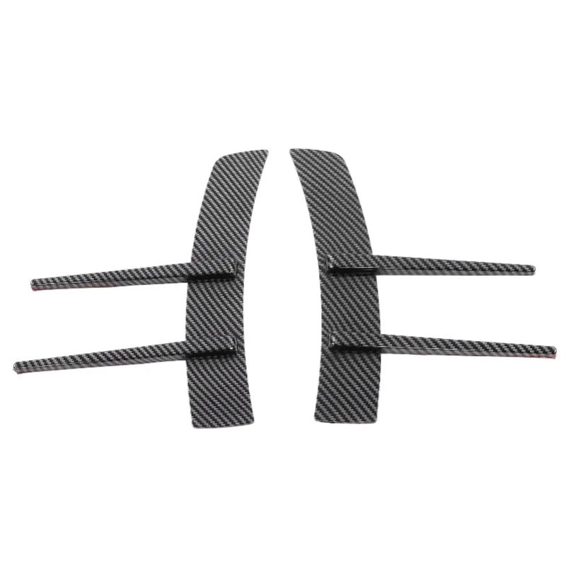 Pair Front Bumper Flanking Spoiler Carbon Fiber Style Self Adhesive Universal Decoration
Pair Front Bumper Flanking Spoiler Carbon Fiber Style Self Adhesive Universal Decoration