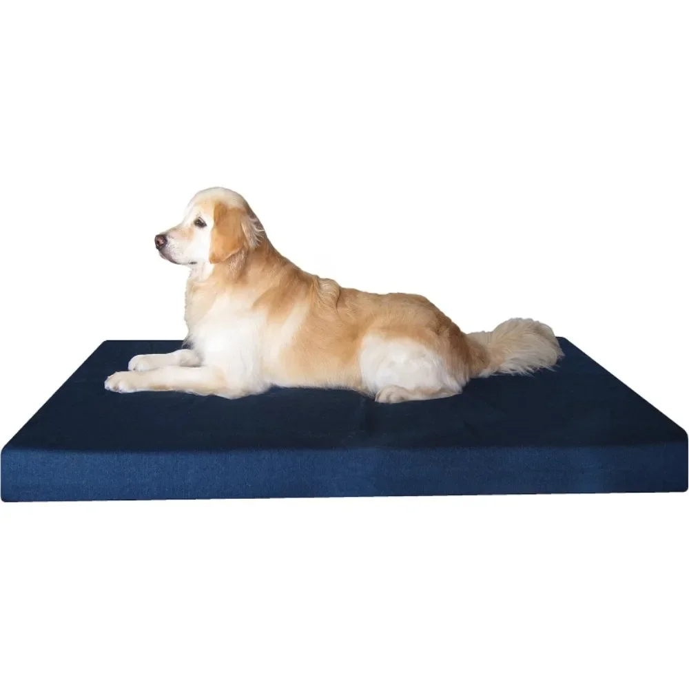 Orthopedic Memory Foam Dog Bed for Large Dogs, Durable Denim Cover, Waterproof Liner and Extra Pet Bed Cover
Orthopedic Memory Foam Dog Bed for Large Dogs, Durable Denim Cover, Waterproof Liner and Extra Pet Bed Cover