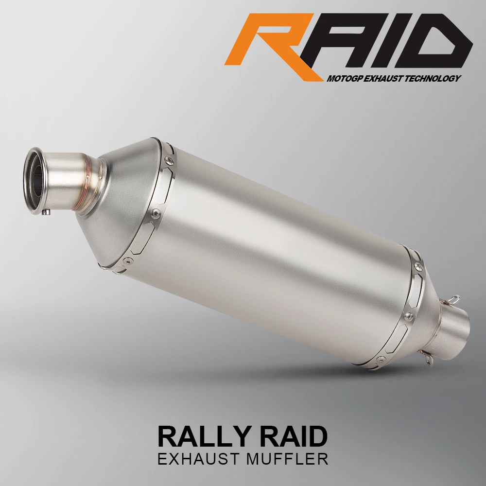 51mm interface Adventure Motorcycle universal muffler with DB Killer For R1300GS CRF1100L CB190X DL250 525X 500X 800MT TRK70
51mm interface Adventure Motorcycle universal muffler with DB Killer For R1300GS CRF1100L CB190X DL250 525X 500X 800MT TRK70