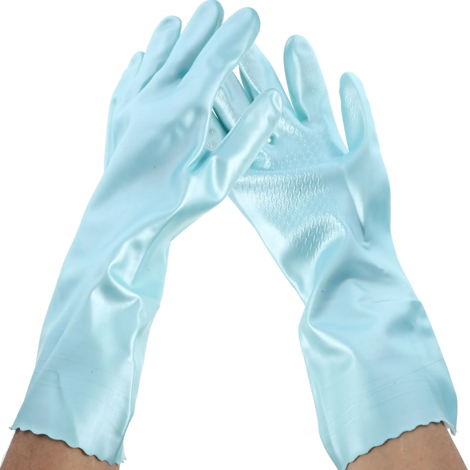 2 Pairs Reusable Waterproof Dishwashing Gloves Cleaning for Household Supplies
2 Pairs Reusable Waterproof Dishwashing Gloves Cleaning for Household Supplies