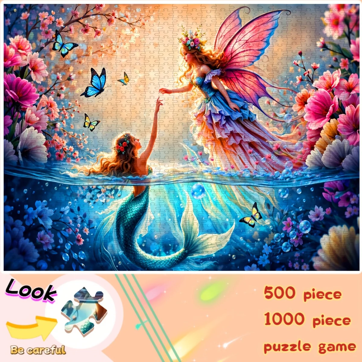 Jigsaw Puzzles Adults Fairy and Mermaid Puzzle Stress Relief Entertainment Toys Landscape Puzzles Christmas Gift
Jigsaw Puzzles Adults Fairy and Mermaid Puzzle Stress Relief Entertainment Toys Landscape Puzzles Christmas Gift