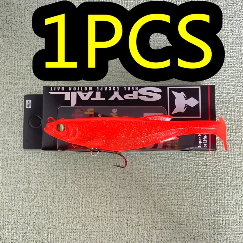 JACKALLBAIT 8177 Sea bass magnet washed gill bass three hooks lure T-tail fish body soft bait, sea fishing giant fake bait
JACKALLBAIT 8177 Sea bass magnet washed gill bass three hooks lure T-tail fish body soft bait, sea fishing giant fake bait