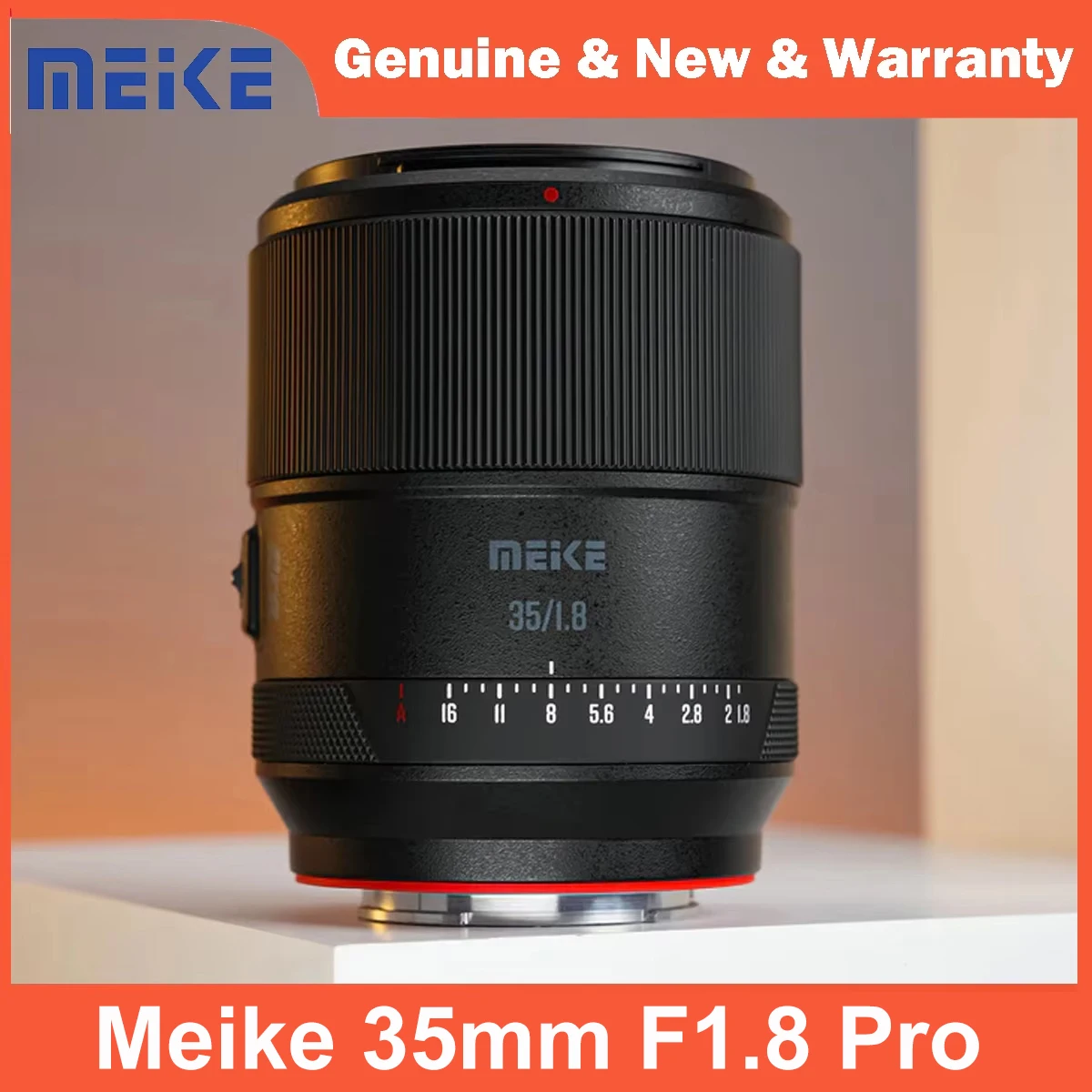 Объектив Meike 35mm F1.8 Pro с большой апертурой и автофокусом STM для полнокадровых камер Sony E-Mount A7III A7IV A7CII A7RV A7SIII A9II
Объектив Meike 35mm F1.8 Pro с большой апертурой и автофокусом STM для полнокадровых камер Sony E-Mount A7III A7IV A7CII A7RV A7SIII A9II