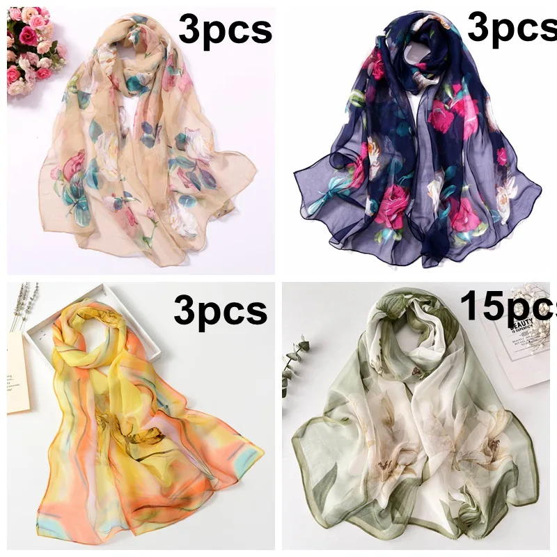 14 pcs Fashion Spring/Summer Women Rainbow Printing Beach Silk Scarf Shawls Long Wraps Beach Sunscreen Hijab
14 pcs Fashion Spring/Summer Women Rainbow Printing Beach Silk Scarf Shawls Long Wraps Beach Sunscreen Hijab