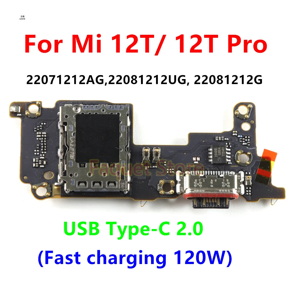 For Xiaomi 12T/ 12T Pro 5G USB Type-C 2.0 120W SIM Charging Dock Port Mic Microphone Connector Board Flex Cable Repair Parts
For Xiaomi 12T/ 12T Pro 5G USB Type-C 2.0 120W SIM Charging Dock Port Mic Microphone Connector Board Flex Cable Repair Parts