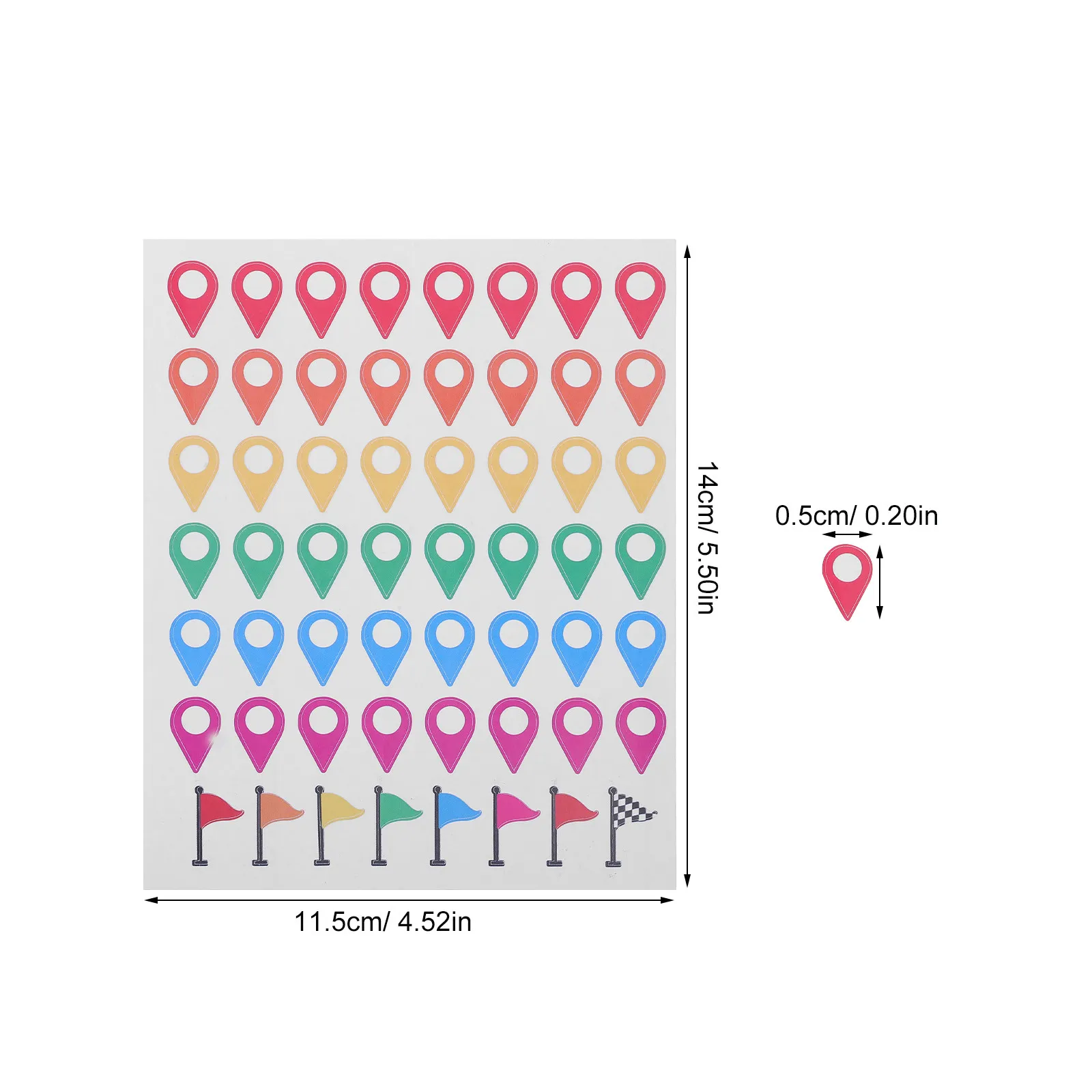 336pcs Self Adhesive Map Location Stickers Colorful Pointer And Flag Labels For Travel Maps Peel And Stick Indicator Markers
336pcs Self Adhesive Map Location Stickers Colorful Pointer And Flag Labels For Travel Maps Peel And Stick Indicator Markers