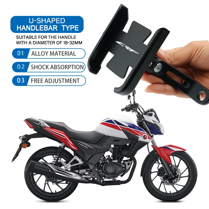 Мотоциклетный держатель для телефона 360° ° Вращающийся кронштейн из алюминиевого сплава, крепление на руль для Honda CRF250X CRF450R CRF450X CRF450RX CRF 250
Мотоциклетный держатель для телефона 360° ° Вращающийся кронштейн из алюминиевого сплава, крепление на руль для Honda CRF250X CRF450R CRF450X CRF450RX CRF 250