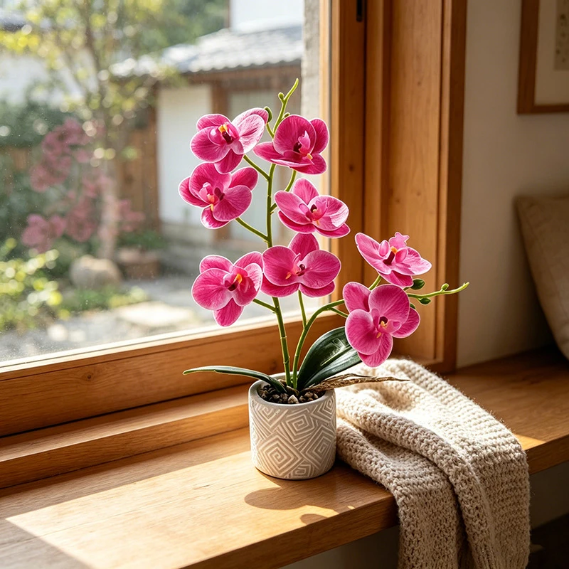 8 Butterfly Orchid Cement Pot Simulation Pottery Wedding Photography Background Decoration Fake Flower Bonsai Props
8 Butterfly Orchid Cement Pot Simulation Pottery Wedding Photography Background Decoration Fake Flower Bonsai Props