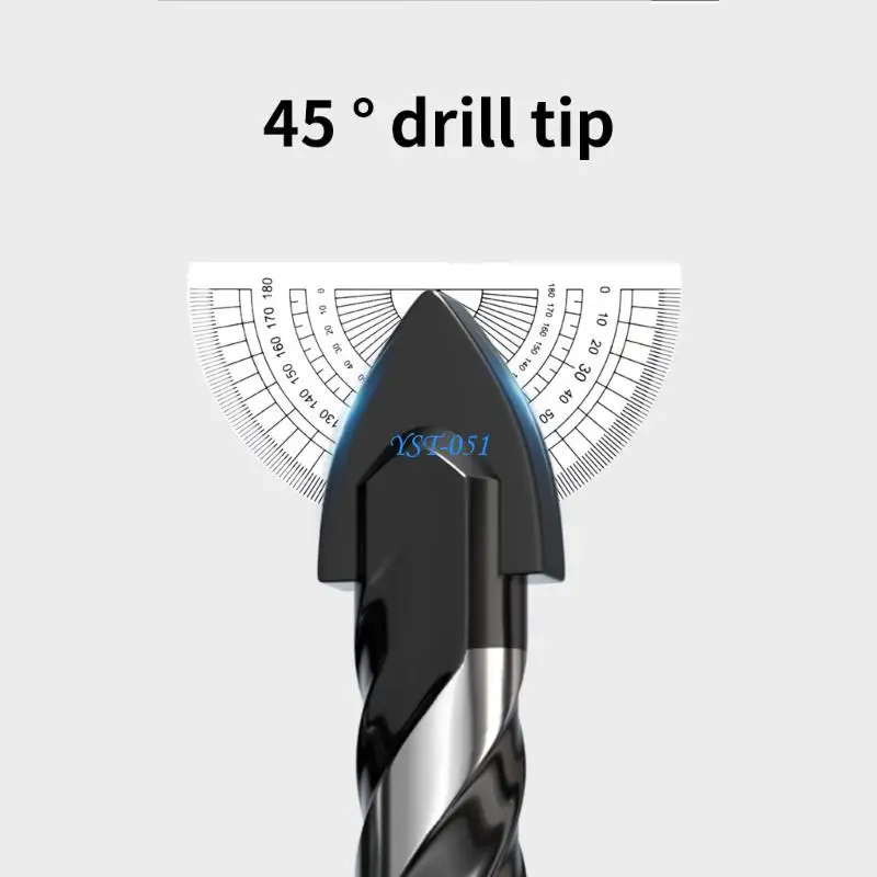 E15A Tipped Glass Tile Drill Bit Set Triangular Shank Drill Set For Porcelain Ceramic Brick Wall Masonry Tool
E15A Tipped Glass Tile Drill Bit Set Triangular Shank Drill Set For Porcelain Ceramic Brick Wall Masonry Tool