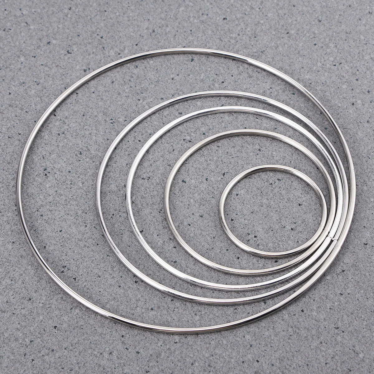 5 Pcs Silver Floral Macrame Rings Accessories Dream Catcher Kit Dreamcatcher Hoop DIY Accessory Clothing
5 Pcs Silver Floral Macrame Rings Accessories Dream Catcher Kit Dreamcatcher Hoop DIY Accessory Clothing