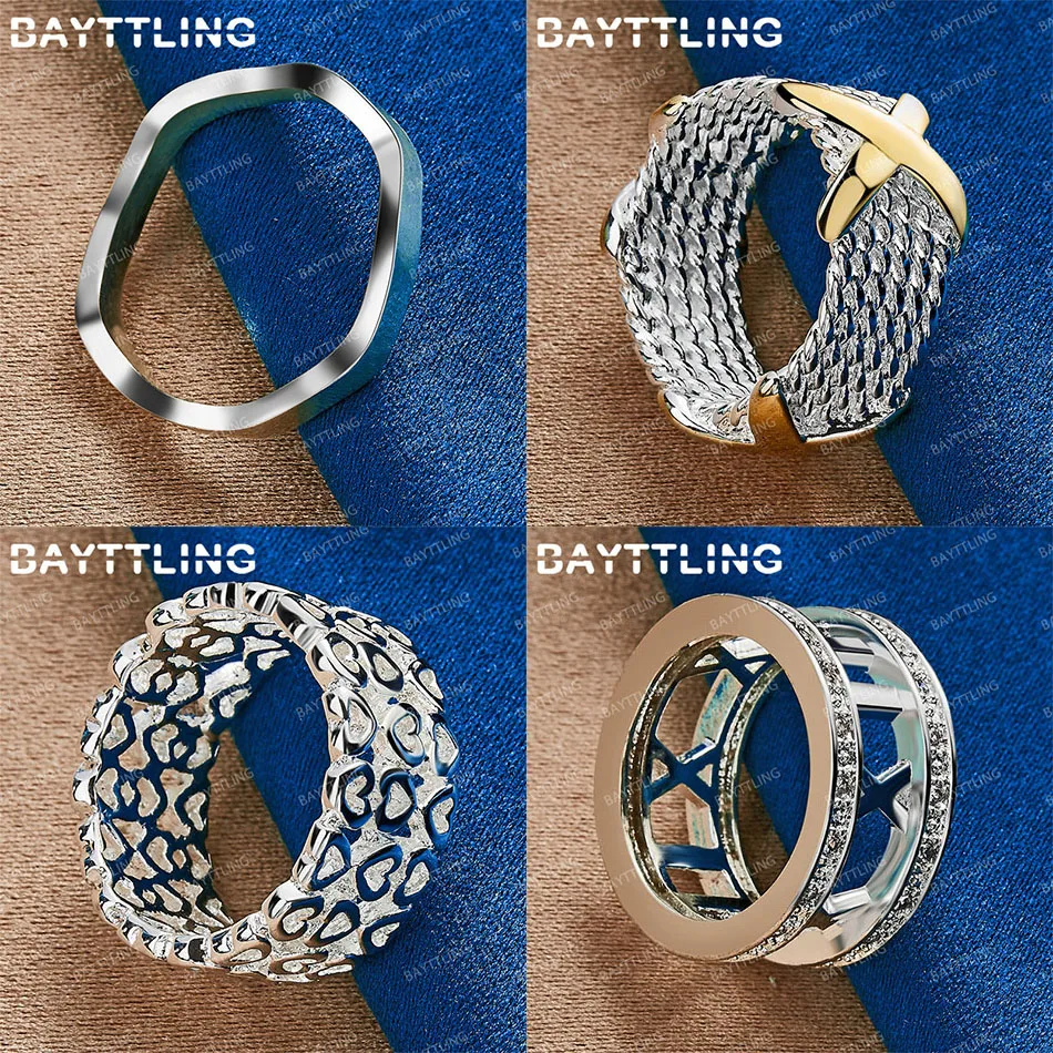 Luxury 925 Sterling Silver 7/8/9/10 Exquisite Heart-shaped Knitted Ring Women's Wedding Accessories Jewelry Gifts
Luxury 925 Sterling Silver 7/8/9/10 Exquisite Heart-shaped Knitted Ring Women's Wedding Accessories Jewelry Gifts