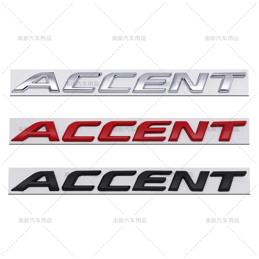 Suitable for modern Yashente English label ACCENT labeling modified car stickers emblem
Suitable for modern Yashente English label ACCENT labeling modified car stickers emblem