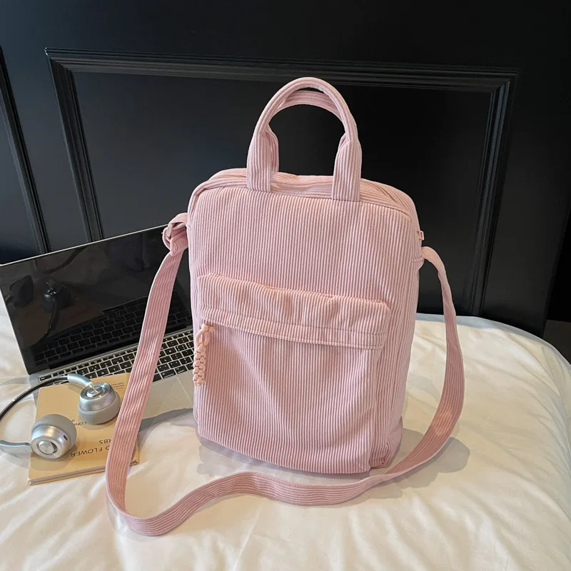 New corduroy laptop bag women's large-capacity schoolbag junior high school students solid color simple travel backpack men and
New corduroy laptop bag women's large-capacity schoolbag junior high school students solid color simple travel backpack men and