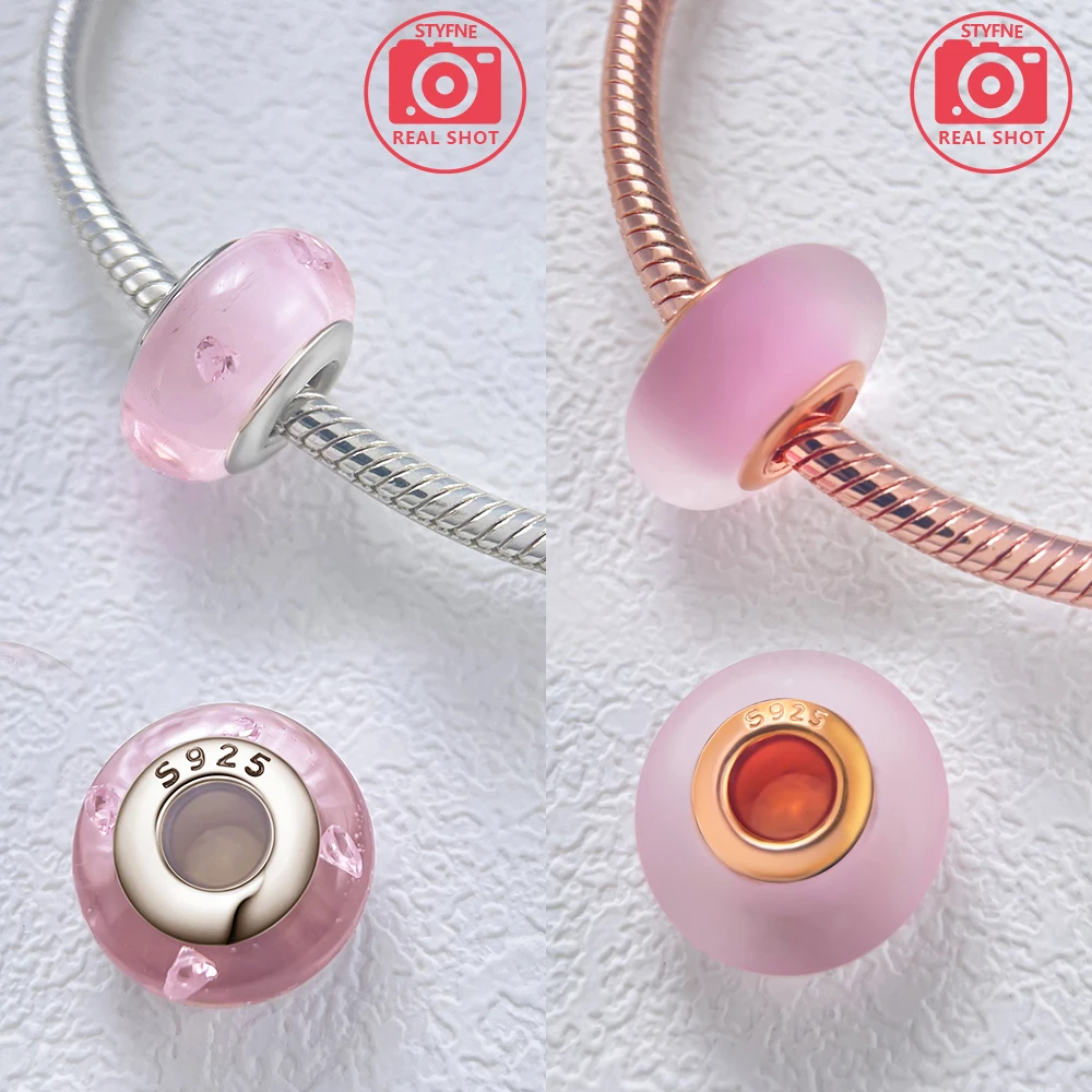 Новый браслет из стерлингового серебра 925 пробы с подвесками в виде весенних цветов: вишни и персика, стеклянные бусины Munola, аксессуары для женских украшений DIY
Новый браслет из стерлингового серебра 925 пробы с подвесками в виде весенних цветов: вишни и персика, стеклянные бусины Munola, аксессуары для женских украшений DIY