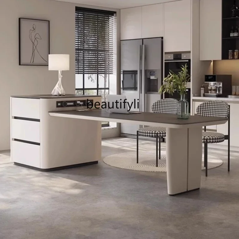 SS Rock slab desk and chair integrated multi-functional writing desk modern home boss desk
SS Rock slab desk and chair integrated multi-functional writing desk modern home boss desk