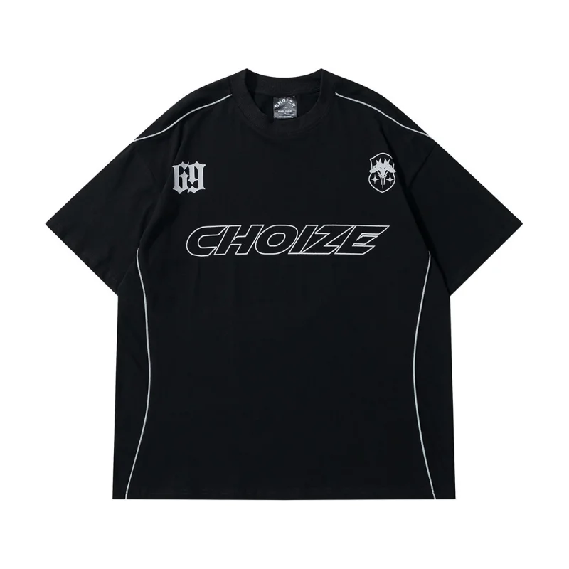 2024 Letter Printed Short Sleeve T-Shirt Men's Loose Casual Sweatshirt American Tide Niche Summer Round Neck Body Shirt Tops
2024 Letter Printed Short Sleeve T-Shirt Men's Loose Casual Sweatshirt American Tide Niche Summer Round Neck Body Shirt Tops