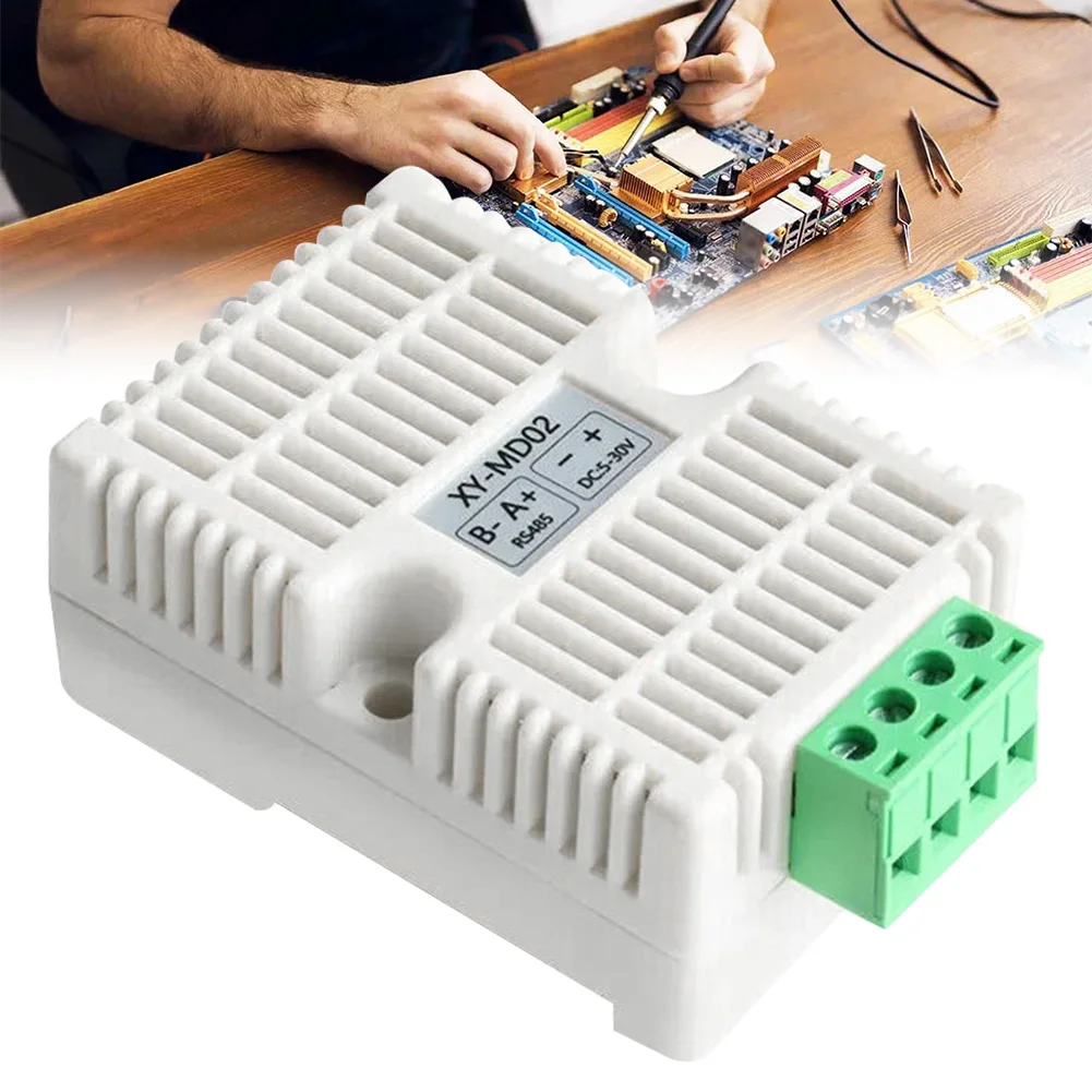 XY-MD02 Temperature and Humidity Transmitter RS485 Serial Communica Temperature Sensors Modbus RTU Acquisition Module SHT20
XY-MD02 Temperature and Humidity Transmitter RS485 Serial Communica Temperature Sensors Modbus RTU Acquisition Module SHT20