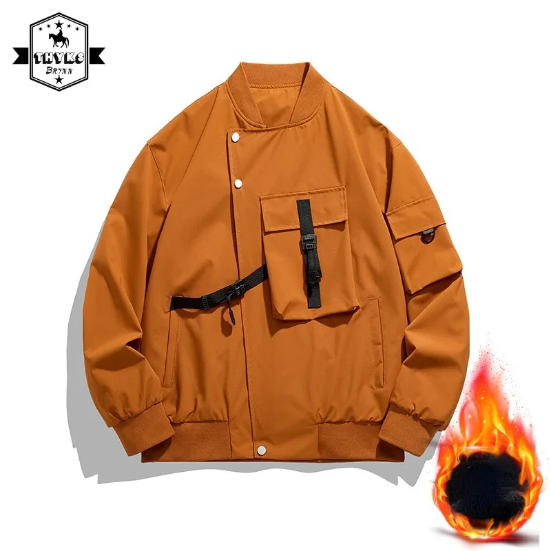 Autumn Windproof Streetwear Korean Fashion Baseball Bomber Men Jacket Winter Thicken Warm Casual Outdoor Thin Oversize Coats Men
Autumn Windproof Streetwear Korean Fashion Baseball Bomber Men Jacket Winter Thicken Warm Casual Outdoor Thin Oversize Coats Men