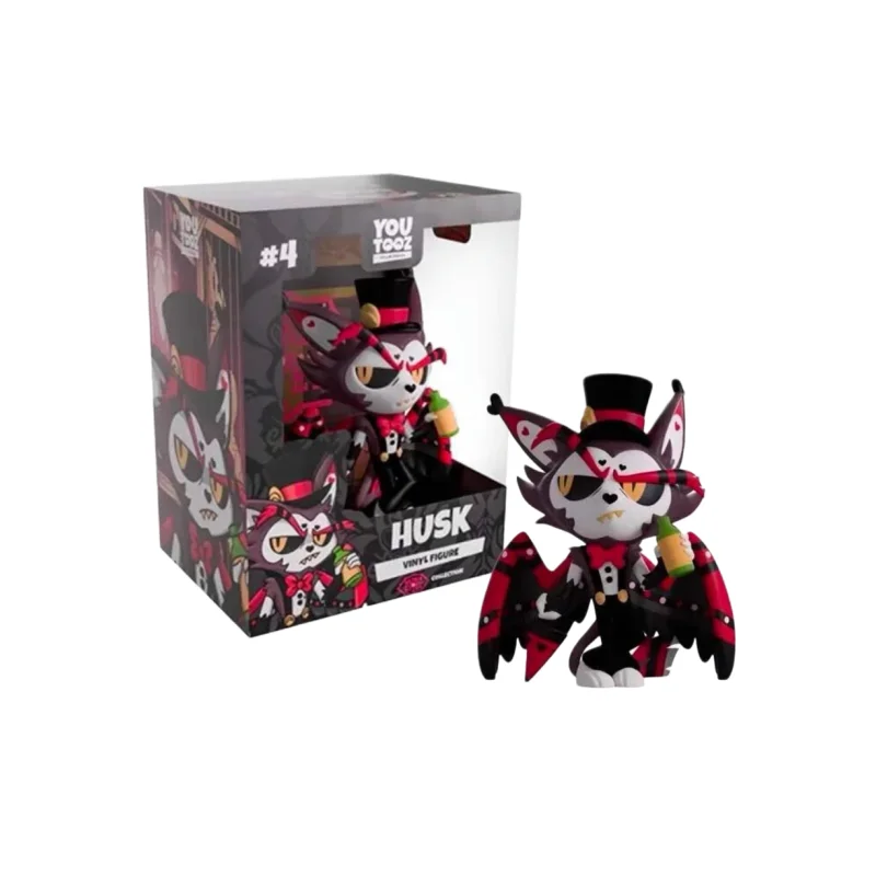 New Youtooz Hazbin Hotel Husk Collectible Figure Animation Peripheral Pvc Decorative Model For Adult Home Decoration Gift
New Youtooz Hazbin Hotel Husk Collectible Figure Animation Peripheral Pvc Decorative Model For Adult Home Decoration Gift