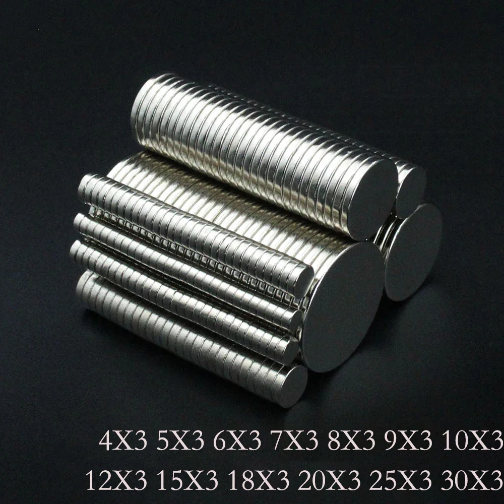 Super Strong Magnet 4x3/5x3/6x3/8x3/10x3/15x3/20x3/25x3/30x3mm N35 Round Magnetic NdFeB Neodymium magnet Powerful Disc imanes
Super Strong Magnet 4x3/5x3/6x3/8x3/10x3/15x3/20x3/25x3/30x3mm N35 Round Magnetic NdFeB Neodymium magnet Powerful Disc imanes