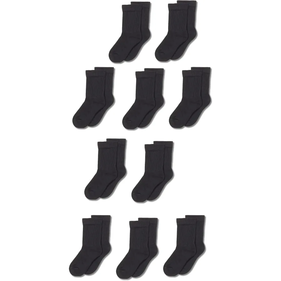 Unisex and Toddlers' Cotton Crew Socks 10 Pairs Soft Comfortable Knit Socks for Daily Wear Ideal for School Playtime and Outdoo
Unisex and Toddlers' Cotton Crew Socks 10 Pairs Soft Comfortable Knit Socks for Daily Wear Ideal for School Playtime and Outdoo